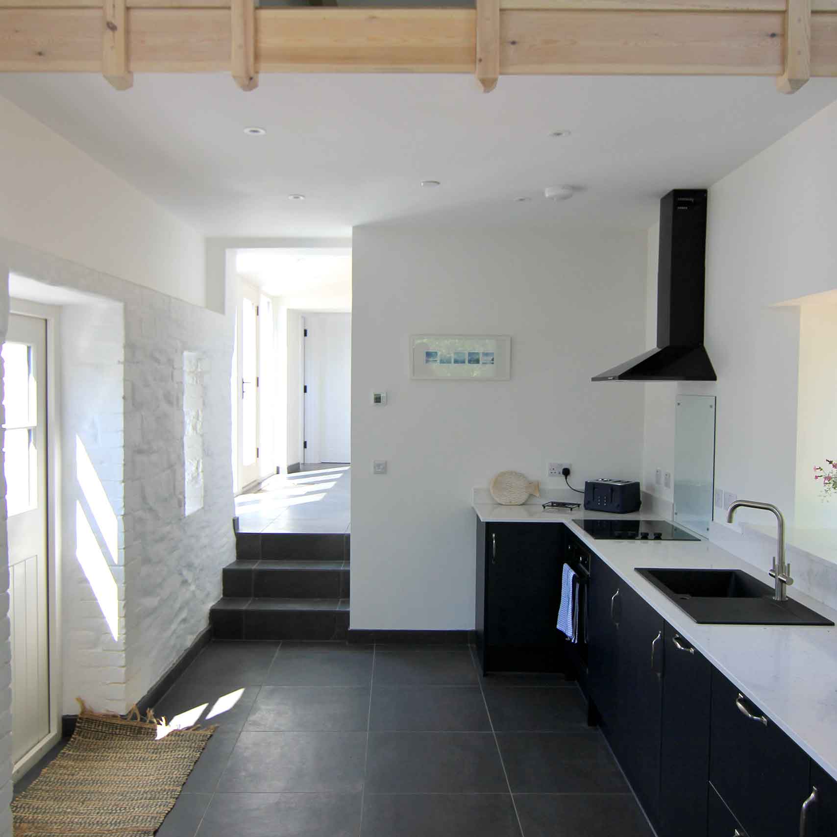 The Lambing Shed kitchen area